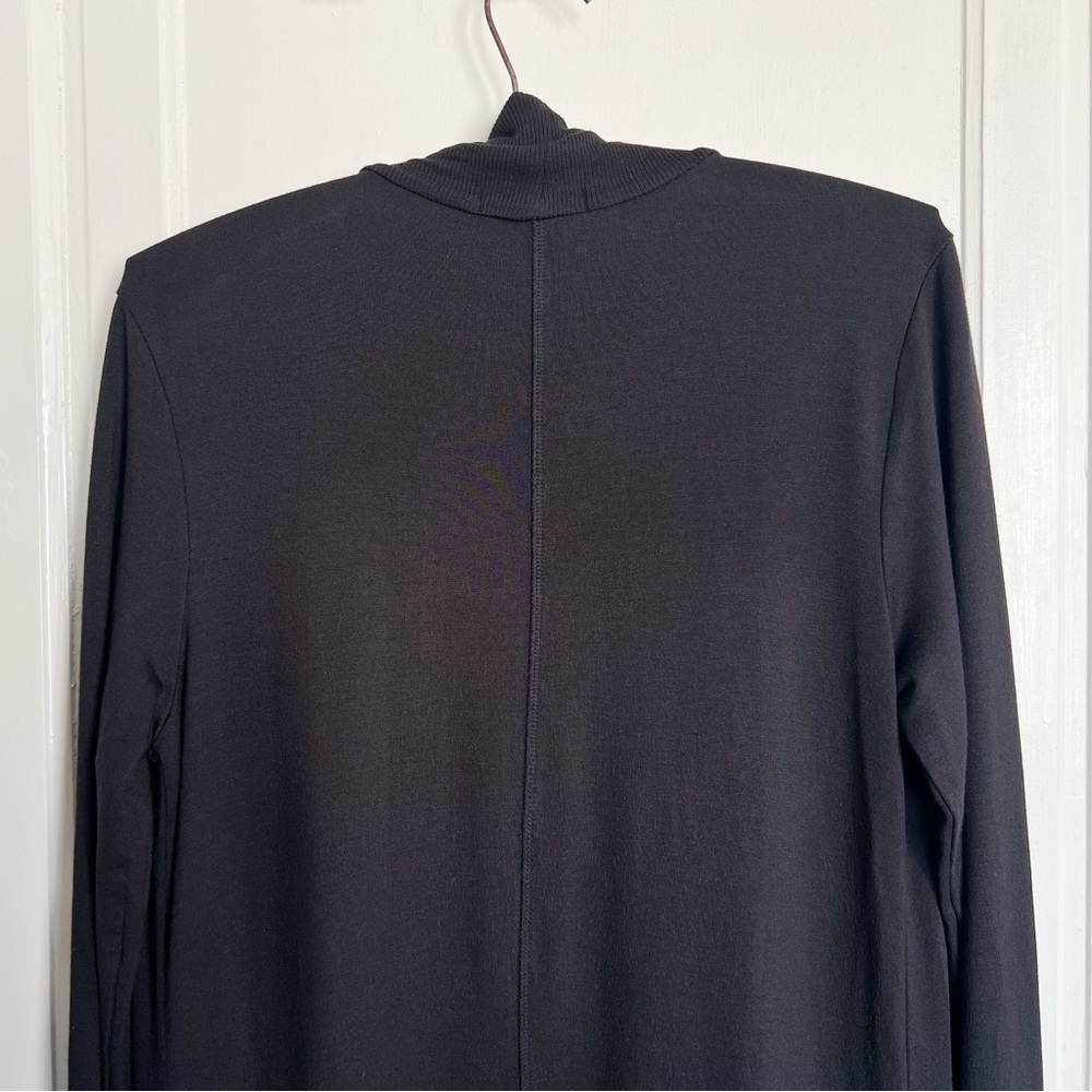 Athleta • Pranayama Long Wrap in Nirvana Knit jacket cardigan sweater black - Picture 13 of 14
